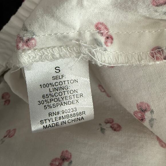 Beverly and Beck Boxer Shorts Cherry Design Size Small - Picture 9 of 9